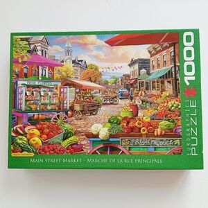 Main Street Market 1000-piece puzzle by Eurographics